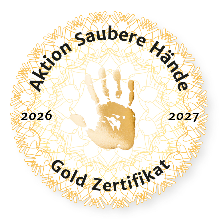 Aktion Saubere Hände Gold Zertifikat