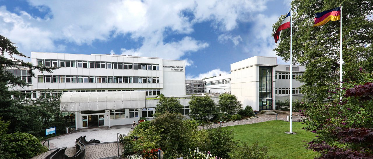 Das Krankenhaus Reinbek von außen
