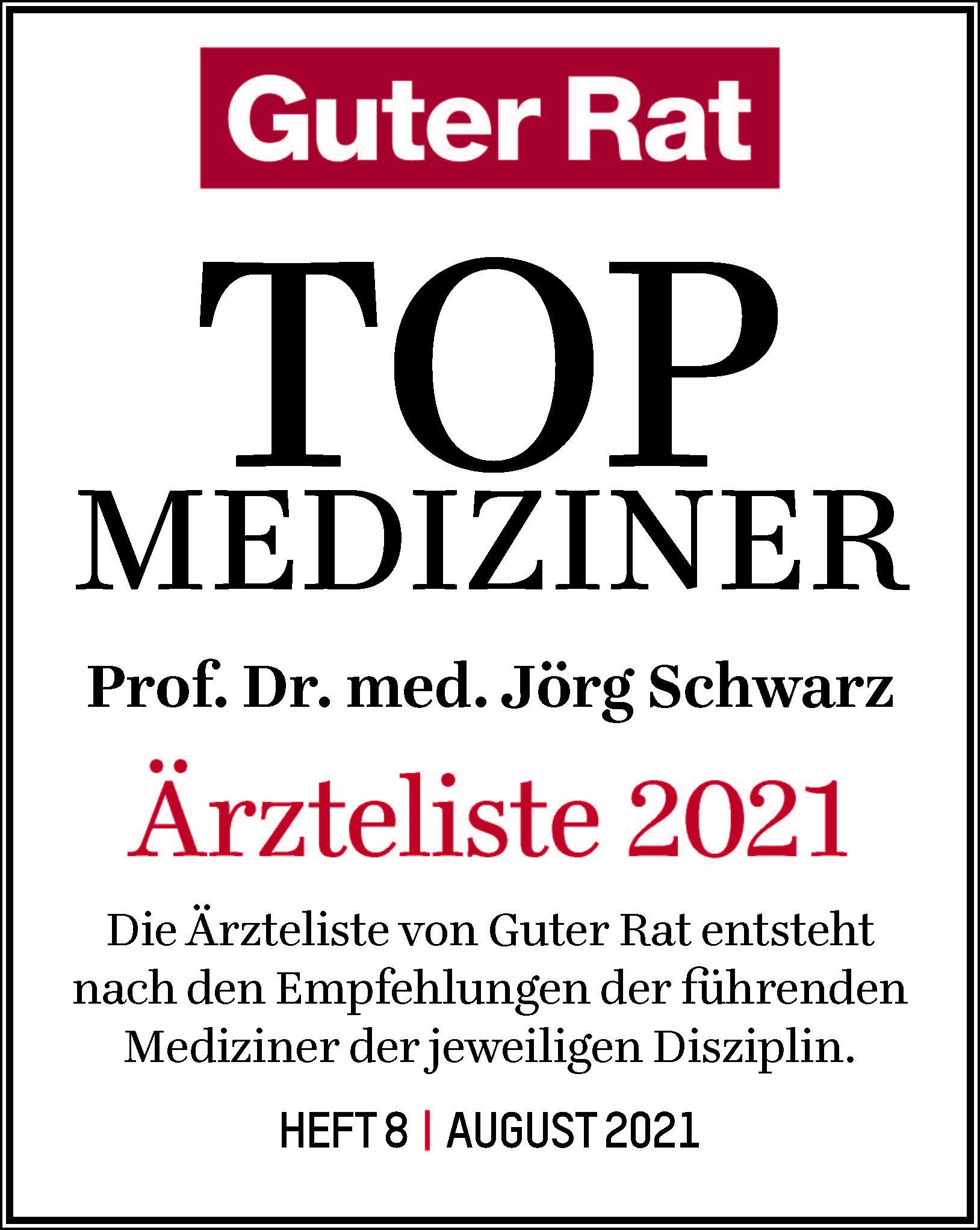 Guter Rat Siegel Prof. Schwarz 2021