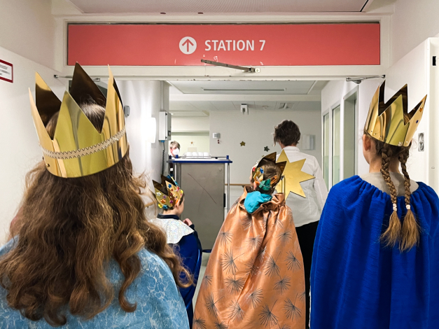 Sternsinger auf Station Sternsinger auf Station