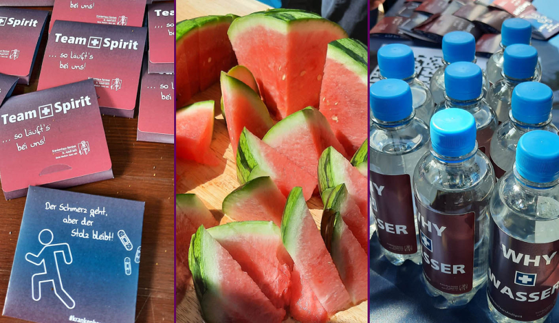 Pflaster Melone Wasser