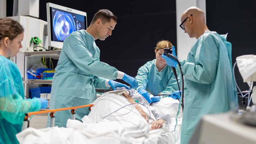 Team der Gastroenterologie in der Endoskopie