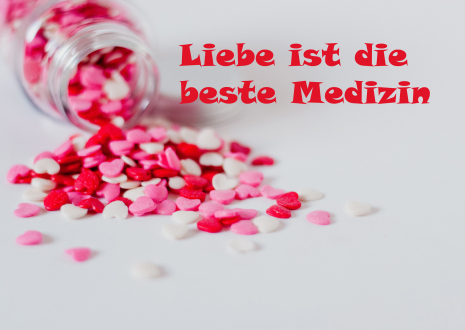 Grußkarte Liebe Ist Die Beste Medizin Din A5