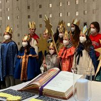 Sternsinger In der Kapelle