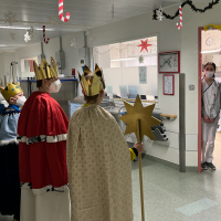 Sternsinger auf der Station