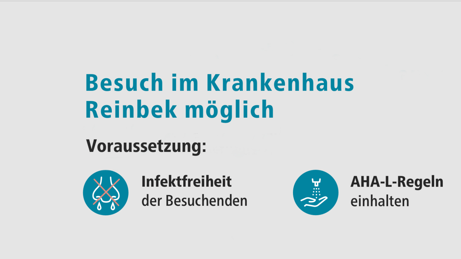 Besuchsregeln ab  7.4 2023