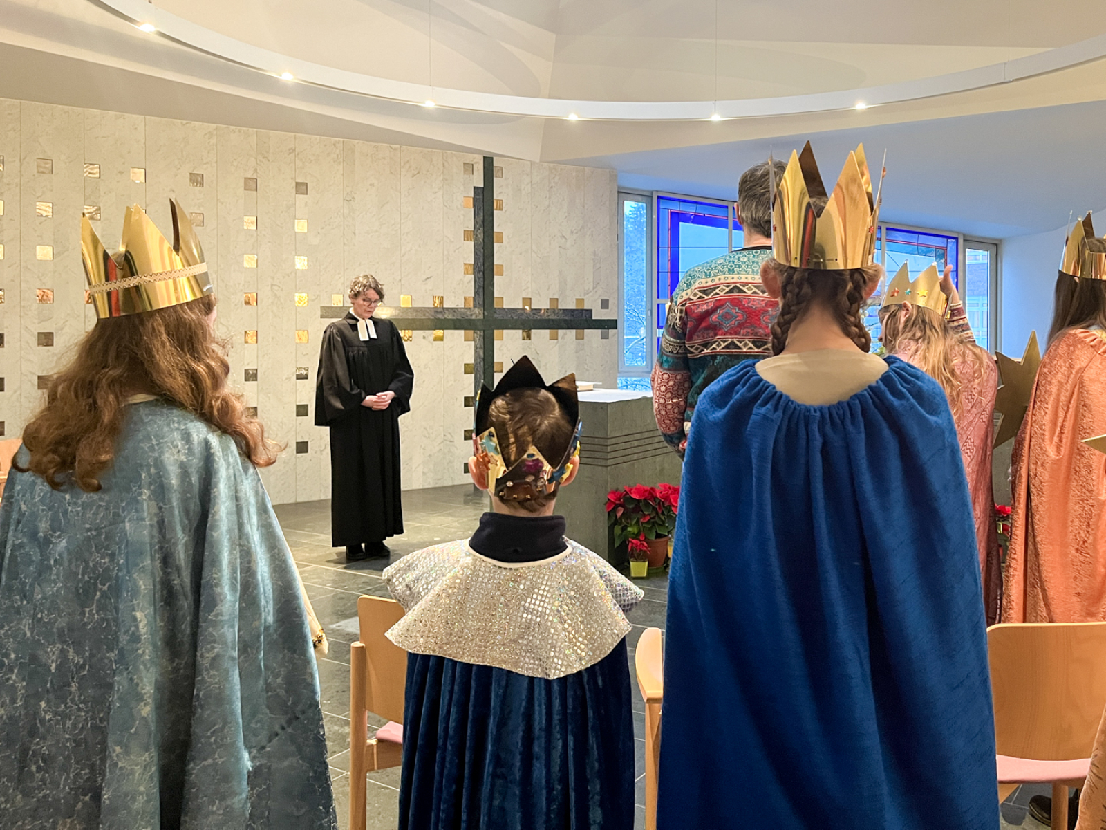 Sternsinger in der Kapelle