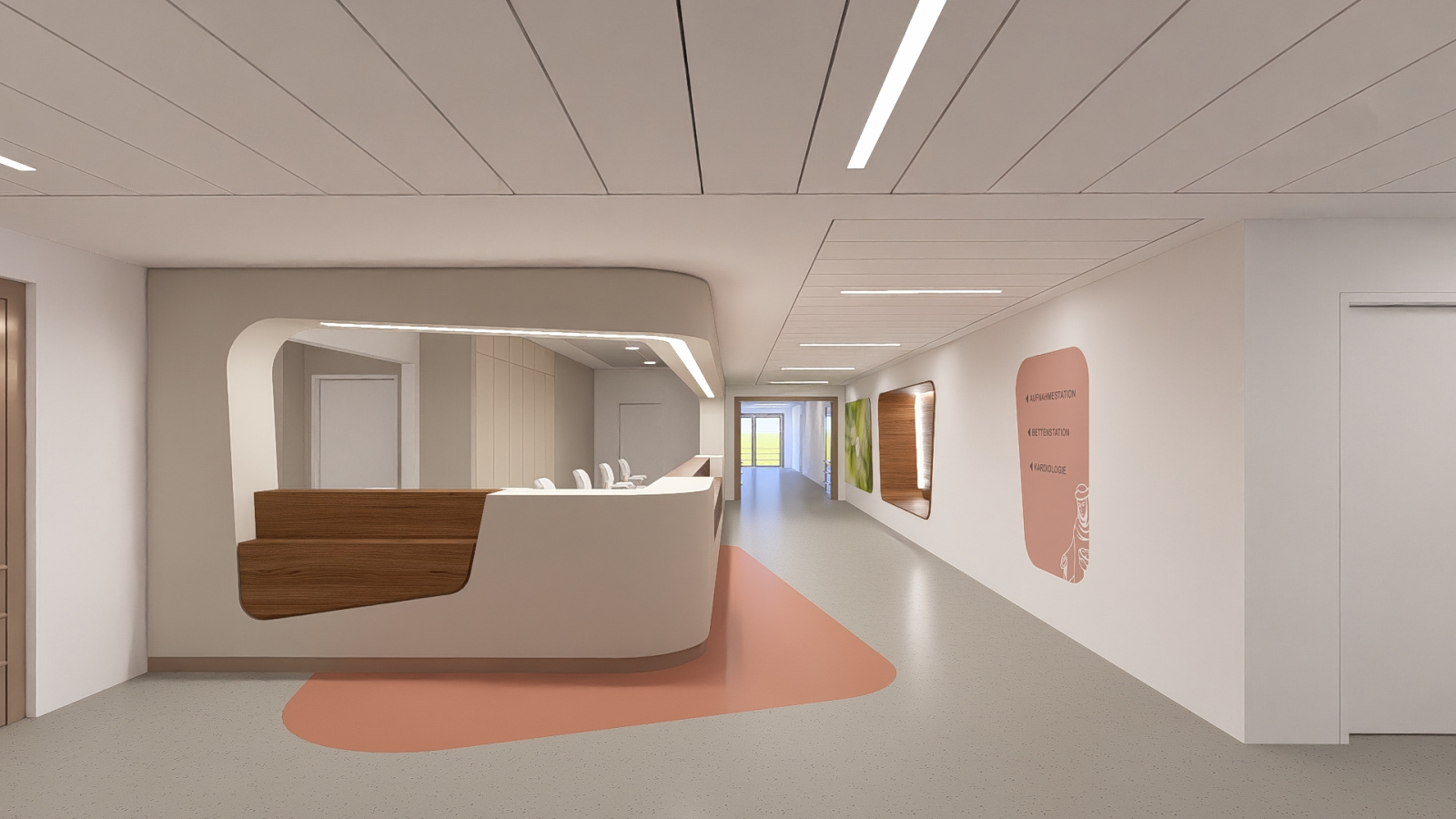 Darstellung Innenraum eines Tresens des INZ