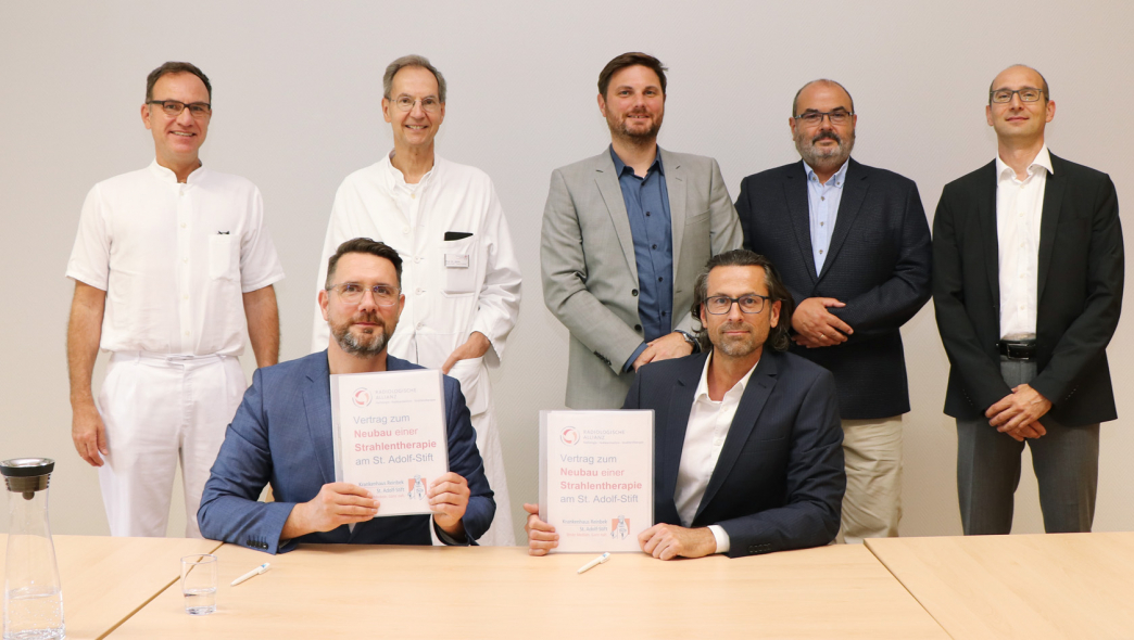 Vertragsunterzeichnung Strahlentherapie 1314 Vertragsunterzeichnung Strahlentherapie 1314