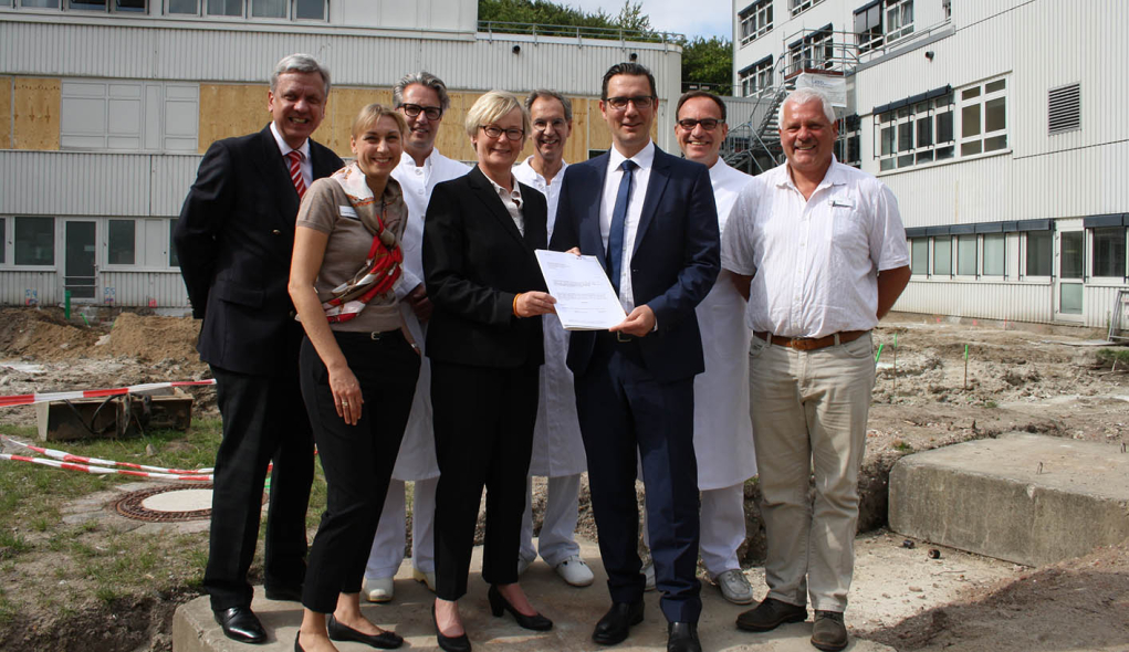 Förderbescheidübergabe vom Land Schleswig-Holstein Förderbescheid Land SH Langner Pestinger Jäckle