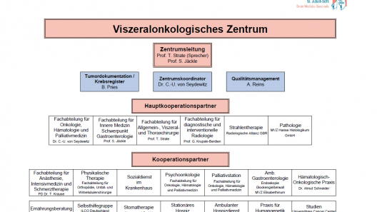 Viszeralonkologisches Zentrum Organigramm Viszeralonkologisches Zentrum Organigramm