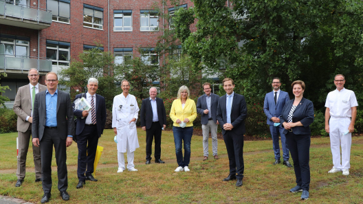 Landespoliitker zu Gast im Krankenhaus Reinbek