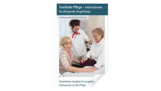 Startbild des Flyers Familiare Pflege